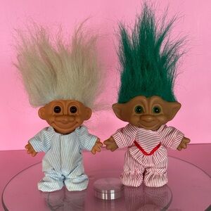 90s Troll Dolls Set in jumpers